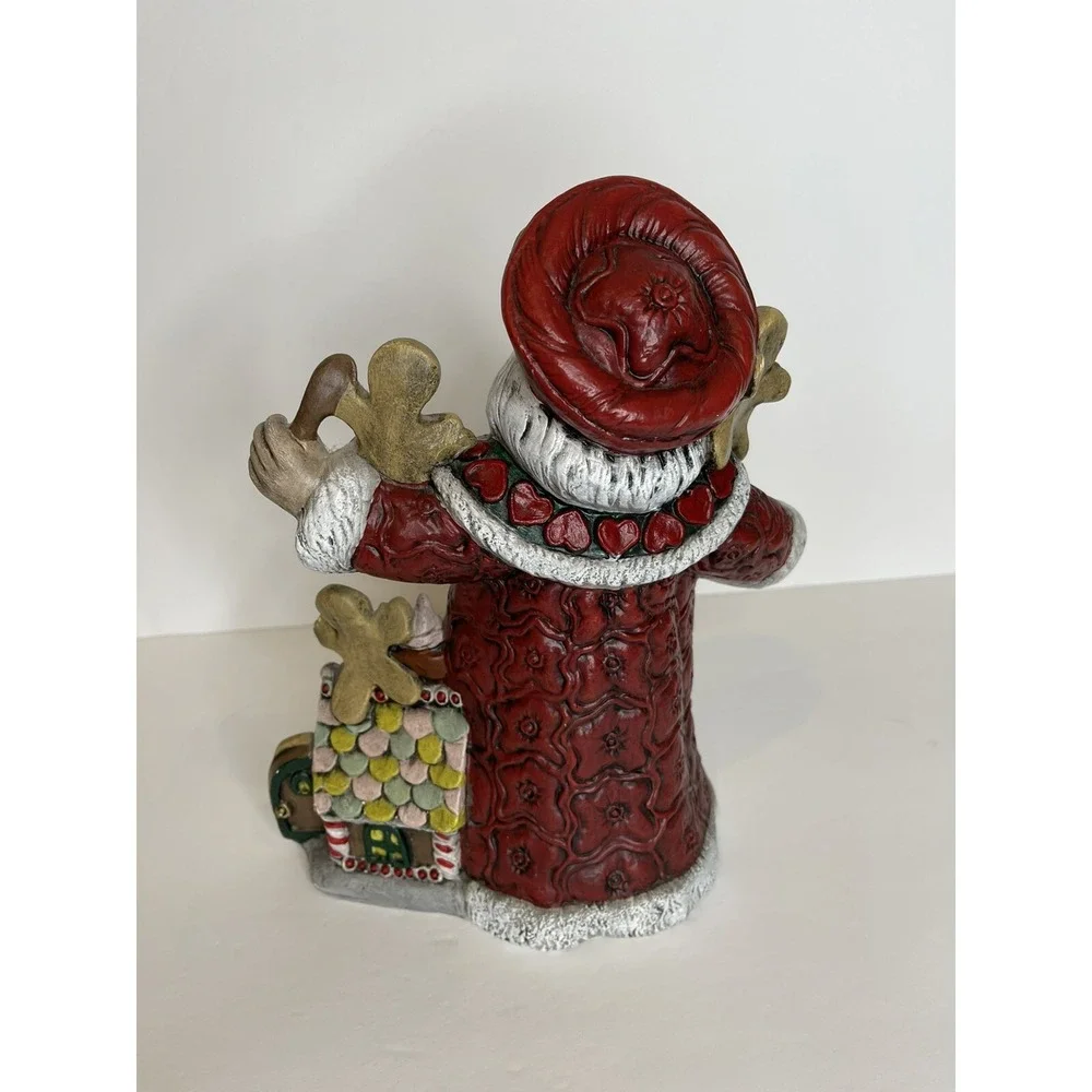 Collectors Gingerbread Man Santa 10